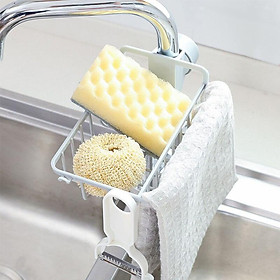 Nordic Sink Drying Rack Storage Baskets Kitchen Organizers Storage Containers Plastic Sponge Rag Shelf Household Accessories