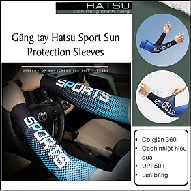 Găng tay chống nắng Hatsu Sport Sun Protection Sleeves - Thiết kế cá tính, mạnh mẽ - bảo vệ da tối đa