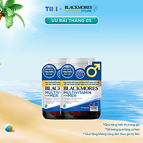 Combo 2 Lọ Vitamin Tổng Hợp Hỗ Trợ Sức Khỏe Nam Giới Blackmores Multivitamin For Men 50 Viên/Lọ