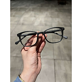 Gọng Kính, Kính Mắt Vuông Unisex Gọng Nhựa Đen