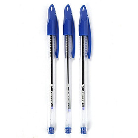 Vỉ 3 Bút Bi 0.8 mm Thiên Long TL-049 - Mực Xanh