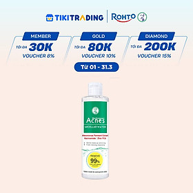 Nước tẩy trang cho da mụn Acnes Micellar Water 200ml
