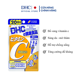 TPBVSK DHC VITAMIN C HARD CAPSULE (Viên uống bổ sung vitamin C hỗ trợ sáng da, mờ thâm, tăng cường đề kháng)