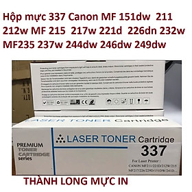 Hộp mực 337 dành cho máy in Canon MF211/212W/215/216N/217W/221D/223D/226DN/227DW/229DW siêu mịn- siêu nét Hàng chính hãng Alpha Cartridge