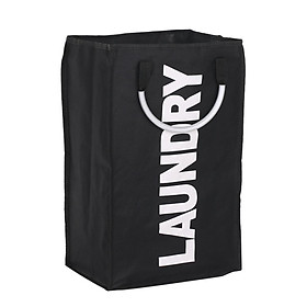 Túi đựng quần áo, đồ dùng, mỹ phẩm bằng chất liệu vải bền chắt, không thấm nước, thiết kế 2 ngăn-Màu đen