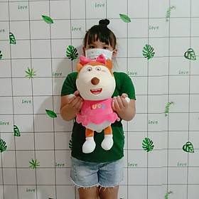 GẤU BÔNG WOLFOO ĐỒ CHƠI NHỒI BÔNG WOLFOO LUCY VẢI MINISO 4 CHIỀU CAO CẤP