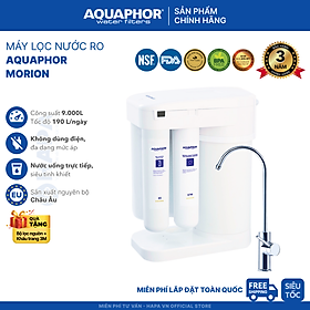 Máy Lọc Nước AQUAPHOR MORION DWM-101S Chuẩn Nước Uống Trực Tiếp, Công Nghệ RO Không Dùng Điện - Nhập Khẩu Châu Âu, Hàng Chính Hãng