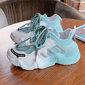 Giầy thể thao nữ Sneaker đế màu cực cá tính 2020