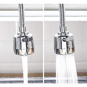 Mua Đầu vòi tăng áp inox xoay 360 độ nhiều chế độ tiết kiệm nước 18cm
