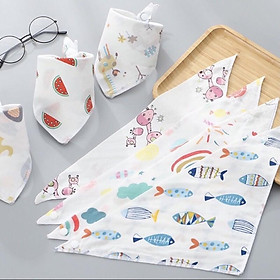 Combo 10 yếm xô cúc bấm cho bé trai, bé gái