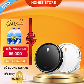 Robot Hút Bụi Lau Nhà Xiaomi Vacuum E5 - Kết Nối App Điện Thoại Thuật Toán Thông Minh Cảm Biến Chống Rơi Rớt Lực Hút 2000 Pa - Hàng Chính Hãng