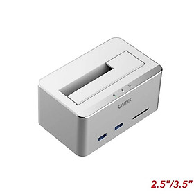 Mua HDD Dock Unitek 2.5 3.5 sata 6G + Hub + Card SD Unitek Y-1092 (3.0) - HÀNG CHÍNH HÃNG