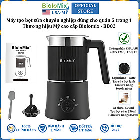 Mua Máy đánh sữa tạo bọt cao cấp thương hiệu Biolomix BD02 - Công suất: 250W - Hàng Chính Hãng