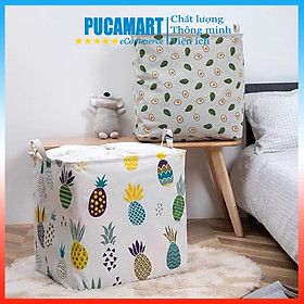 Mua Giỏ Đựng Quần Áo Bằng Vải Cỡ Lớn 100 lít PUCA  Túi Đựng Chăn Màn Đa Năng Washday