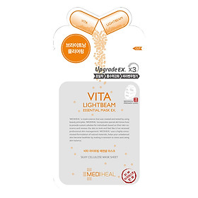 Mặt Nạ Vitamin Lightbeam Mediheal Trắng Sáng Da (24ml)