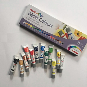 Màu nước 18 màu Pentel WFRS-18 (Tuýp 5ml)