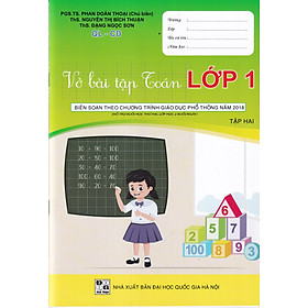 VỞ BÀI TẬP TOÁN LỚP 1 TẬP 2 – SÁCH QUẢNG LỢI – THEO BỘ CÁNH DIỀU