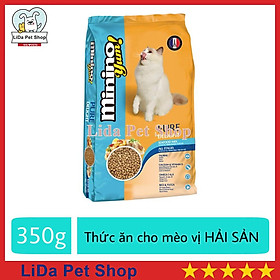 Hạt cho mèo MININO YUM 350g dành cho mèo mọi lứa tuổi