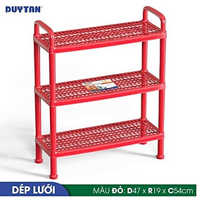 Mua Kệ dép lưới lớn nhựa Duy Tân 3 tầng (47 x 19 x 54 cm) - 03918 - Giao màu ngẫu nhiên - Hàng chính hãng