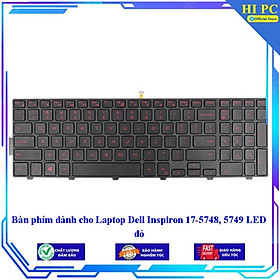 Mua Bàn phím dành cho Laptop Dell Inspiron 17-5748 5749 LED đỏ - Phím Zin - Hàng Nhập Khẩu