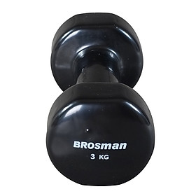 tạ tay brosman bọc caosu 3kg