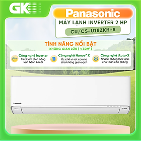 Mua Máy lạnh Panasonic inverter cao cấp 2.0Hp CU/CS-U18ZKH-8 model 2023 - Hàng chính hãng( Chỉ giao HCM)