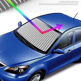 Rèm che nắng kính lái ô tô thiết kế dạng xếp, che nắng ô tô hiệu quả, lắp đặt nhanh gọn, đơn giản
