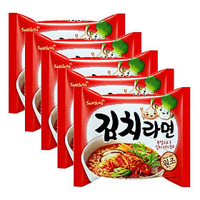 Combo 5 Gói Mì Kim Chi Samyang (120g / Gói)