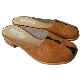 Dép Sục Nữ Da Bò Thật BIGGBEN Cao Cấp SBN59