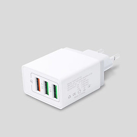 Mua Củ Sạc 3 Cổng USB Công Nghệ Sạc Nhanh Quick Charge 3.0 - Hàng Nhập Khẩu