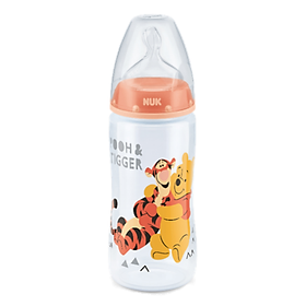 Hình ảnh Bình Sữa Nhựa PP 300ml Disney Núm Ti Silicone S1 Nuk NU11731 (Size M) - Mẫu Ngẫu Nhiên