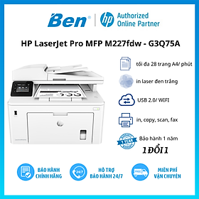 Mua Máy in Laser HP LaserJet Pro MFP M227fdw (G3Q75A) - Hàng Chính Hãng