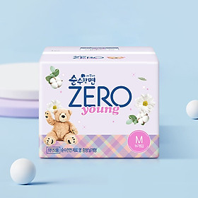 Băng vệ sinh Hàn Quốc KLEANNARA ZERO YOUNG có cánh siêu mềm mại, không mùi, siêu thấm hút nhiều size