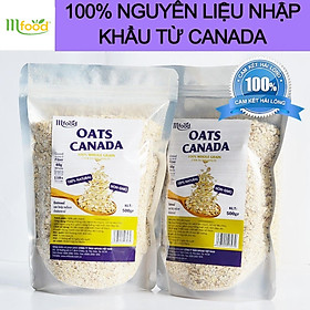 Yến Mạch Oats Canada Nguyên Chất túi 500g ( Cán vỡ )