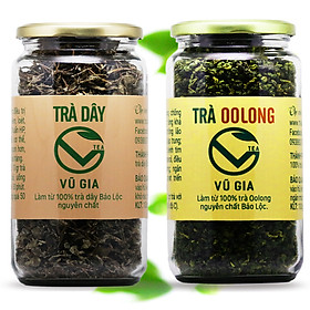 Combo Trà Oolong 400g + Trà Dây 100g - Nguyên Chất Vũ Gia