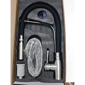 Mua VÒI RỬA CHÉN NÓNG LẠNH INOX 304 CẦN BẺ SILICON VÒI RỬA CHÉN BÁT NÓNG LẠNH INOX 304