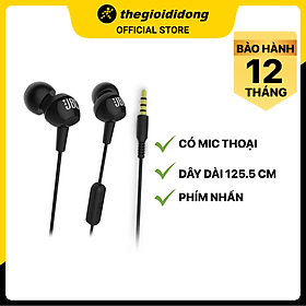 Mua Tai nghe EP JBL C150 Đen - Hàng Chính Hãng
