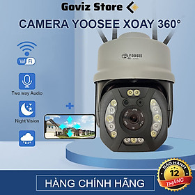 Camera wifi Yoosee 4 Râu 17 Led FULL HD 6.0Mpx, Xoay 360° Chuyên Dụng Ngoài Trời - Hàng Nhập Khẩu