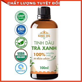 Tinh dầu Trà Xanh 100ml nguyên chất từ thiên nhiên, xông phòng, khử mùi