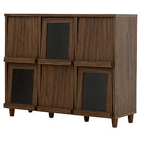 Tủ Sách 10505814 Neflas Japan (111.5 x 39.5 x 92.05 cm) - Nâu Nhạt Có Vân