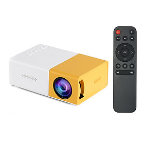 Mini LED Projector Supports 720P / 1080P Portable Video Projector with Built-in Speaker & Remote Control Support HD / AV