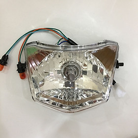 Bộ đèn pha dành cho xe RS - wave RS - VUÔNG bóng thường full bộ - B421