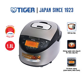 Mua Nồi Cơm Điện Tử Cao Tần Tiger 2 Trong 1 JKT-D18V 1.8L - Hàng Chính Hãng
