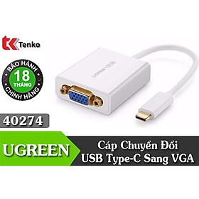 Mua Cáp Chuyển Đổi USB Type-C To VGA Ugreen UG-40274 - Hàng chính hãng