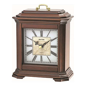 Mua Đồng hồ để bàn Nhật Bản Rhythm CRG114NR06 – Kt 15.2 x 19.7 x 8.0cm  600g Vỏ gỗ