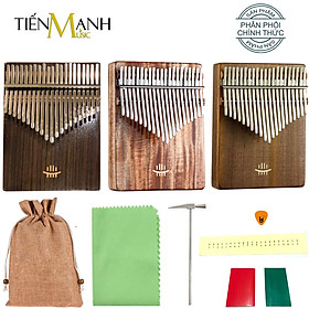 Đàn Kalimba 21 Phím Hluru KC21-KO, KC21-WA, KC21-RW (Gỗ Koa,Walnut, Rosewood) Hàng Chính Hãng - Kèm Móng Gẩy DreamMaker