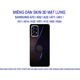Mua Miếng Dán Skin 3D mặt lưng dành cho SAMSUNG A72 / A52 / A22 / A71 / A51 / A31 / A21s / A32 / M51 / A12 chống trầy xước