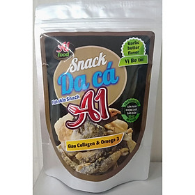 Snack Da Cá Vị Bơ Tỏi A1 Food - 90gram