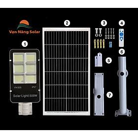 ĐÈN ĐƯỜNG NĂNG LƯỢNG MẶT TRỜI 500W - 500W 6 khung 5730
