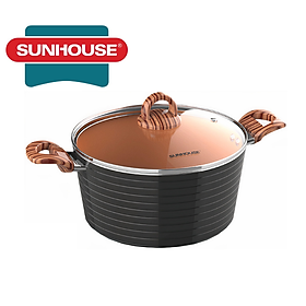 Mua NỒI CERAMIC ĐÁY TỪ SUNHOUSE SHG2020MCA 20CM SỬ DỤNG TRÊN MỌI LOẠI BẾP